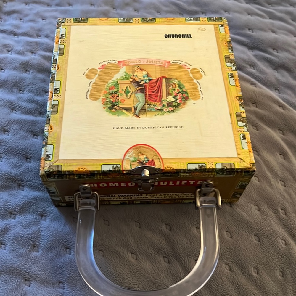 Cigar box purse jewelry box